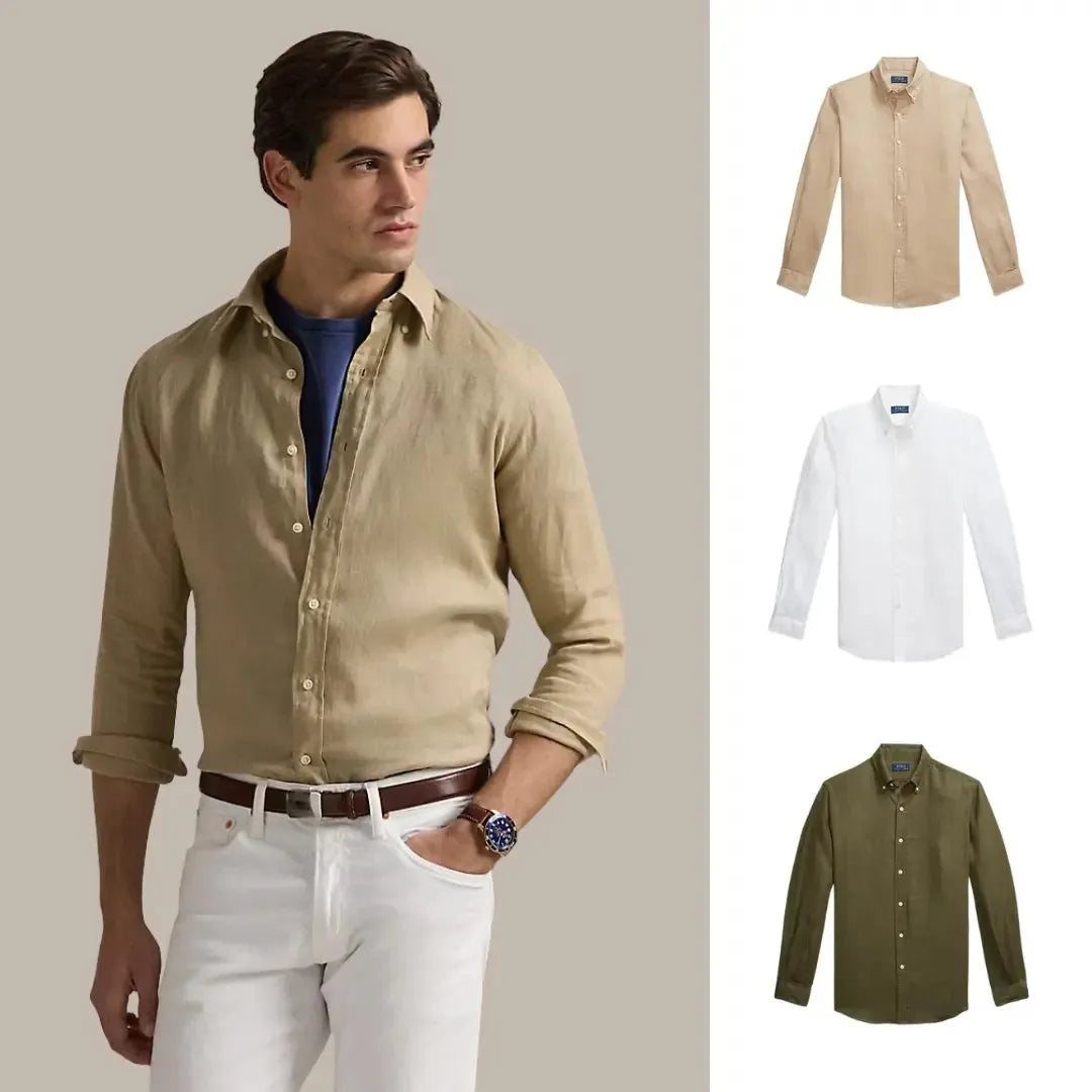 ACHETEZ 1, RECEVEZ 3 — CHEMISE EN LIN CLASSIQUE